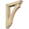 Ekena Millwork Imperial Traditional Rough Sawn Bracket w/ Offset Brace, Douglas Fir, 6"W x 28"D x 36"H BKT0604X28X36IMP01RDF - alternate 1